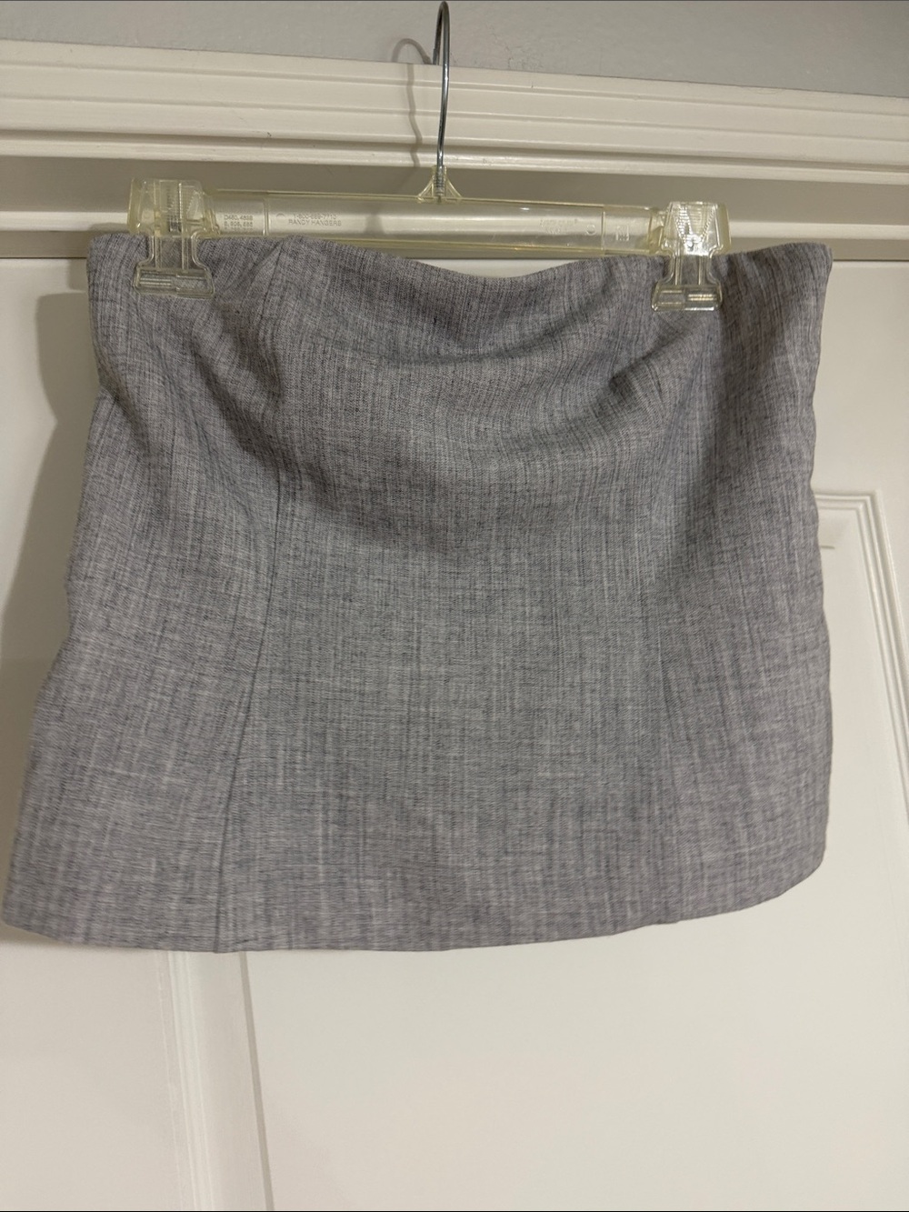 Abercrombie & Fitch Gray Women's Tailored Tube top size Medium NWT